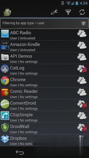 权限管理器PDroid Manager软件截图