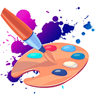 Paint数字填色app游戏图标