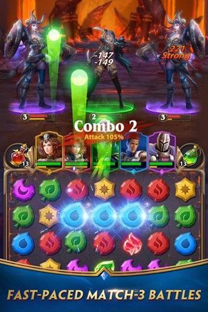 卡卡英雄2魔能消除游戏截图